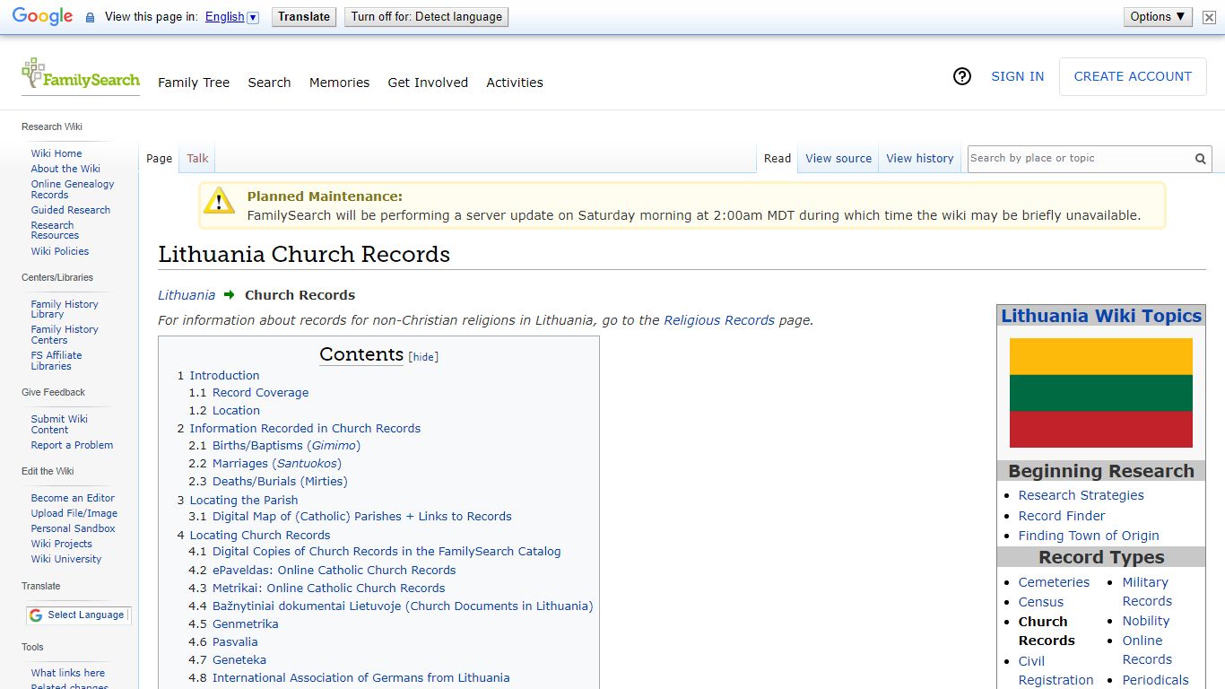 Lithuania Church Records • FamilySearch